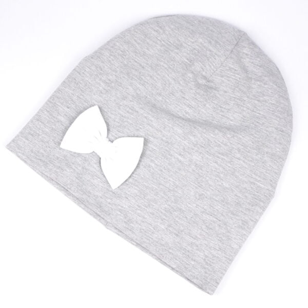 Czapka i chusta z falbanką Czapka i chusta z falbanką