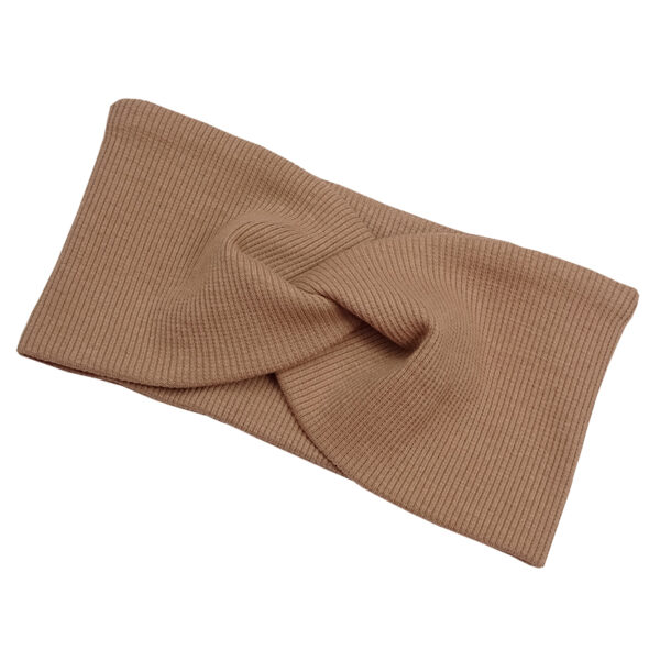 Opaska twist karmelowa Opaska twist karmelowa